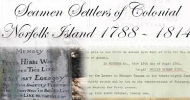 Seaman Settlers of Colonial Norfolk Island 1788 – 1814